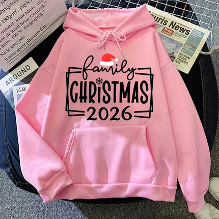 Xmas Family Crew 2026 Print Hoodies Making Memories Together Hoodies Funny Matching Holiday Sweatshirts Christmas Family Gift