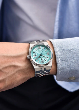 PAGANI DESIGN Orologio automatico di lusso con quadrante rombo 3D per uomo Orologio da polso meccanico da lavoro AR Orologio in cristallo di zaffiro 2025 Nuovo