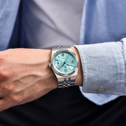 PAGANI DESIGN Orologio automatico di lusso con quadrante rombo 3D per uomo Orologio da polso meccanico da lavoro AR Orologio in cristallo di zaffiro 2025 Nuovo