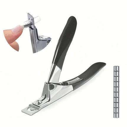 Acrylic Nail Clippers with 15Pcs Magnets Nail Clippers Cutters for Long Acrylic Gel Nails Tips Adjustable Stainless2028 2028