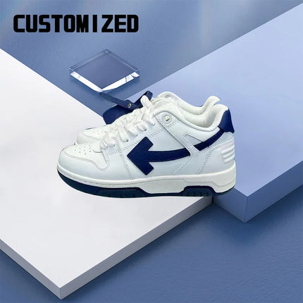 Low-Top Lace-Up Fashionable Sneakers With Round Heads, Multiple Color Options, Durable And Comfortable Couple Shoes High Level O
