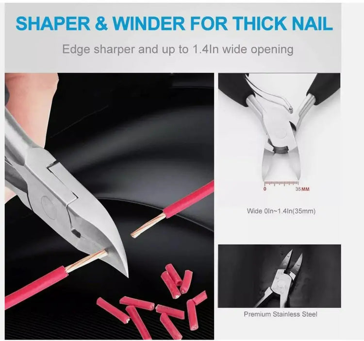 Ingrown Toenail Hawkbill Pliers, Heavy-Duty Toenail Clippers, Suitable for Thick and Ingrown Nails, Precision Nail Clippers.
