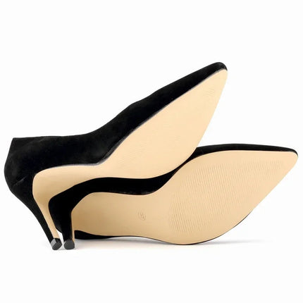 Tacchi alti Décolleté classici Tacchi a spillo da donna Punta ponited sexy Moda Ufficio Festa Matrimonio rosso Comfort femminile Scarpe da festa da donna platinumshop