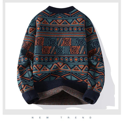 Men's fashion pullovers 2026 men winter korean style Sweaters mens warm sweater O-neck men sweaters autumn  men full size M-3XL