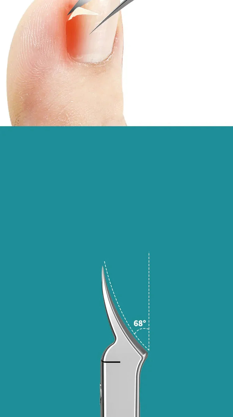 Sharp Toenail Ingrown Cuticle Nipper Nail Clipper Edge Cutter Scissor Nail Pliers Tool Dead Skin Remover Pedicure Manicure Tools