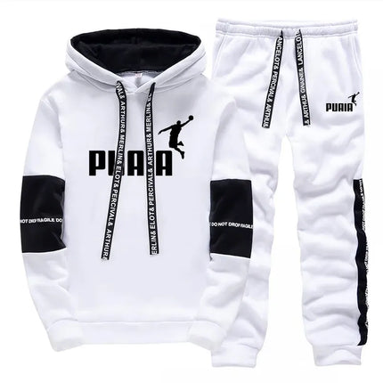 Men's Set/Hoodie/Pants 2026 Autumn Winter Daily Casual Sports Hooded Sweatshirt Sweatpants Home Outdoor Comfort Warm Sportswear