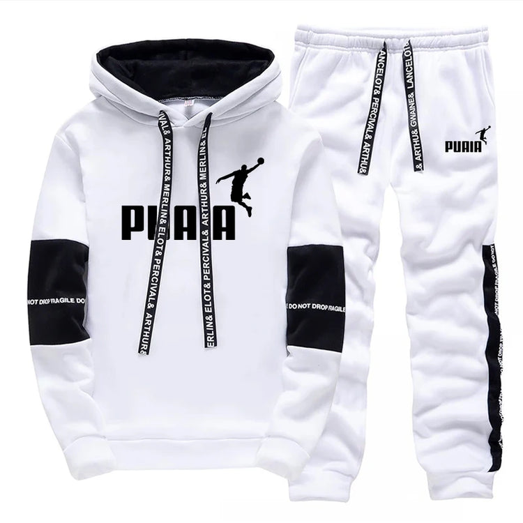 Men's Set/Hoodie/Pants 2026 Autumn Winter Daily Casual Sports Hooded Sweatshirt Sweatpants Home Outdoor Comfort Warm Sportswear