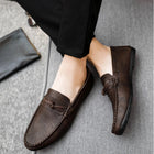 Mocassini da Uomo Slip-on Classici in Pelle, Scarpe Casual da Uomo, Calzature Piatte