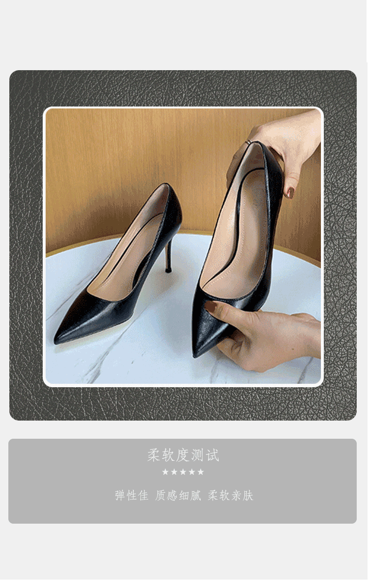 brown light Heels for women luxury Spring High Heels Shoes Stiletto Pointed Toe Pumps Leather Ladies Prom Party Shoes Women