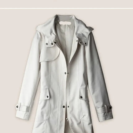 3 in 1 Winter Coat Women's Hooded Windbreaker Furry Inner Jacket Thick Warm Mid Length Parka Casual Fashion Cold Outerwear