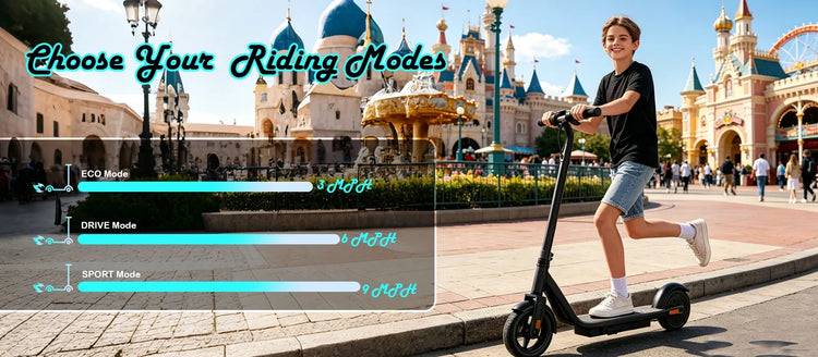 Monopattino Elettrico JUICEASE 15KM/H, Batteria 25V, Freno a Pedale, Motore 250W, Scooter Elettrico per Bambini, Idea Regalo