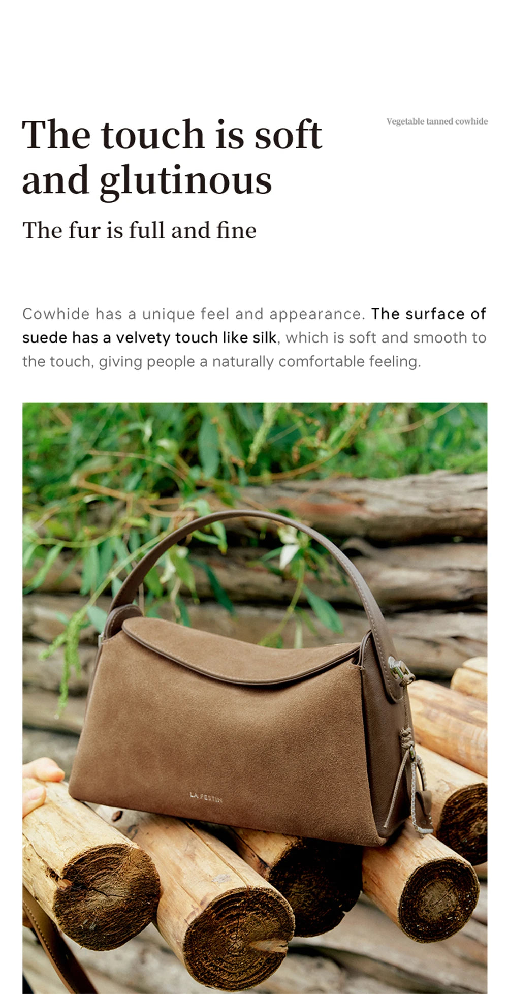 LA FESTIN Original Handbag Woman 2025 New Shoulder Bag Large Tote Bag Suede Bag Fashion Crossbody Bag Luxury Brand Bags