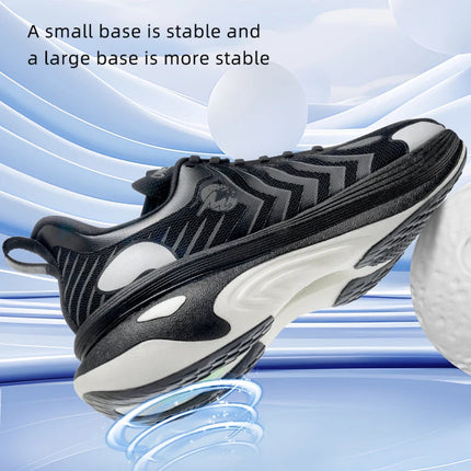 ONEMIX Orca Uomo Ammortizzazione Scarpe da corsa Allenamento Scarpe sportive da atletica all'aperto Scarpe da ginnastica invernali da uomo antiscivolo resistenti all'usura PlatiNum