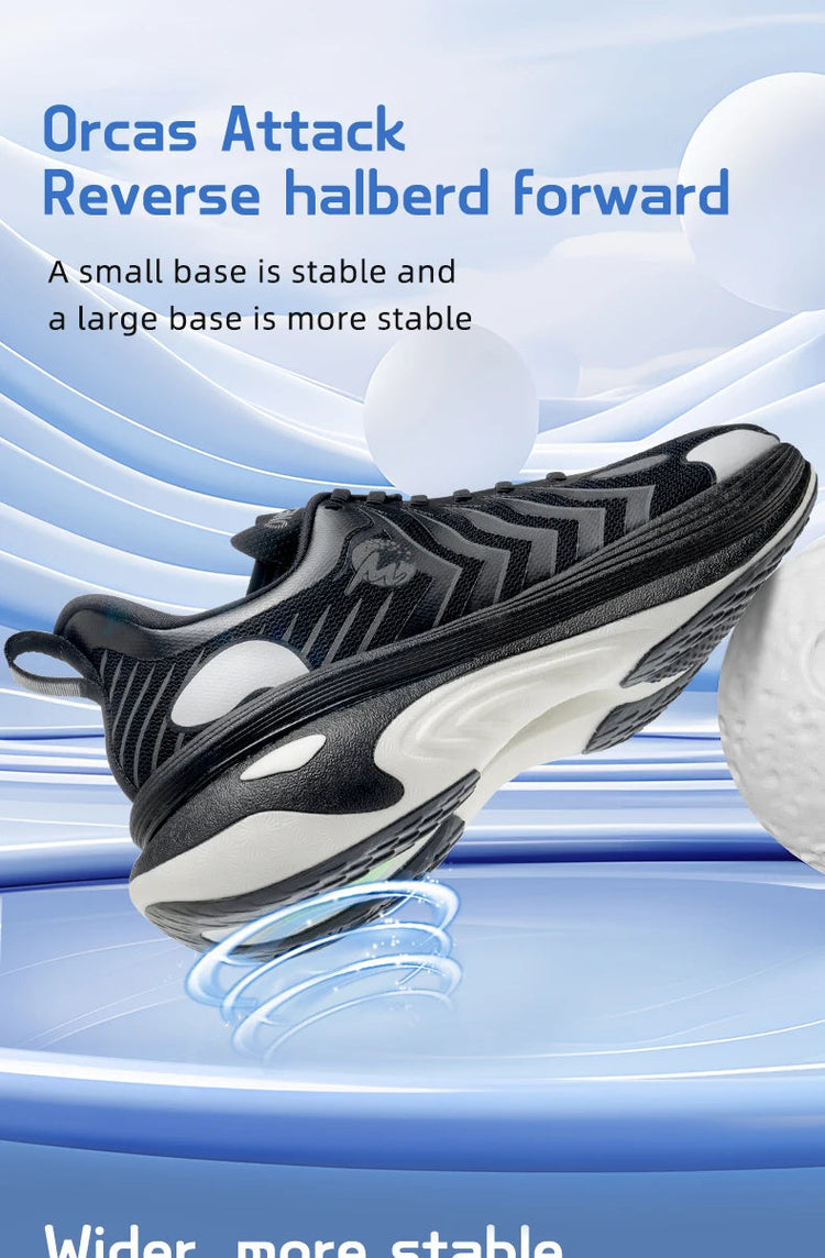 ONEMIX nuove scarpe da corsa Orca per uomo Cushion Training Outdoor Athletic Sport Shoes Sneakers invernali da uomo antiscivolo resistenti all'usura PlatiNum