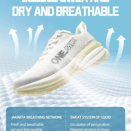 ONEMIX Scarpe da corsa per uomo Cuscino Scarpe da ginnastica per coppia atletica Scarpe sportive estive per esterni Scarpe da jogging da donna Scarpe da ginnastica da passeggio PlatiNum