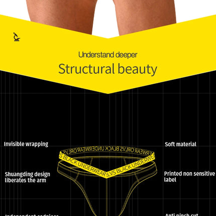 Gay Jockstrap Men Thong Sexy Panties Modal Mens Underwear Bikini Mens Thongs and G Strings Cuecas Sexys Homem Lingerie Sissy