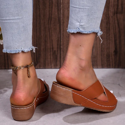Women's Sandals 2026: Summer Heel Shoes, Casual Indoor and Outdoor, Summer Heel Slippers, Sandalias Mujer