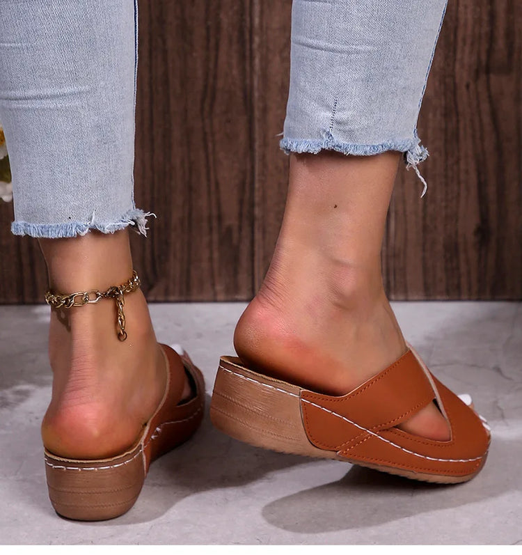 Sandali da Donna 2026: Scarpe Estive con Tacco, Casual per Interni ed Esterni, Ciabatte Estive con Tacco, Sandalias Mujer