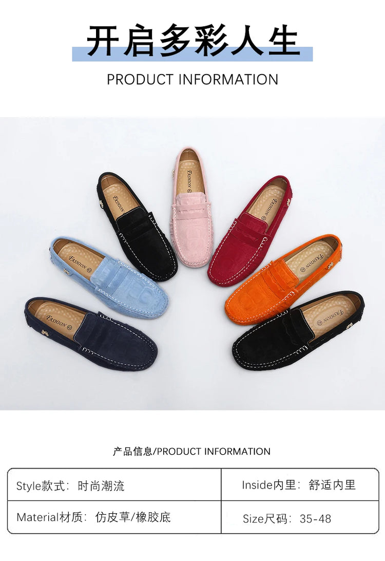 Scarpe Italiane Formali da Uomo, Mocassini in Pelle Fatti a Mano, Scarpe Casual da Guida, Slip-on di Lusso Comodi per Uomo