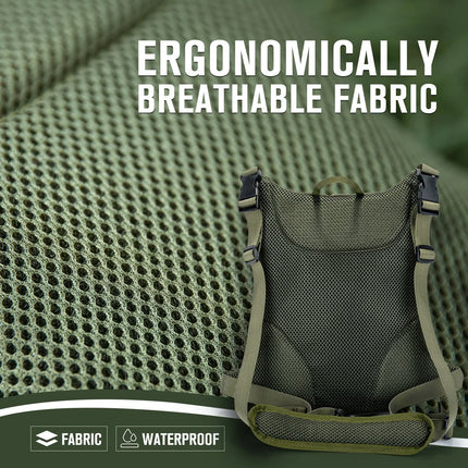 Goture 100% Polyester Fly Fishing Bag, Ultra-Light Chest Bag with Multiple Pockets, Fishing Accessory Bag, Outdoor Shoulder Bag