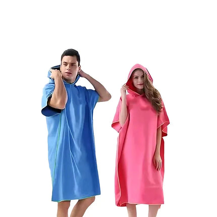 Poncho da surf Asciugamano fasciatoio Accappatoio con cappuccio Coperta da spiaggia in microfibra Asciugamano da bagno Asciugamano da spiaggia Muta Poncho da spiaggia per adulti
