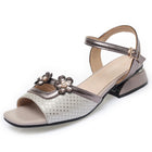 AIYUQI Sandales Femme Peep Toe 2026 Nouvelle Mode Été en Cuir Véritable Grandes Tailles 41 42 43 Sandales Femme à Bout Ouvert