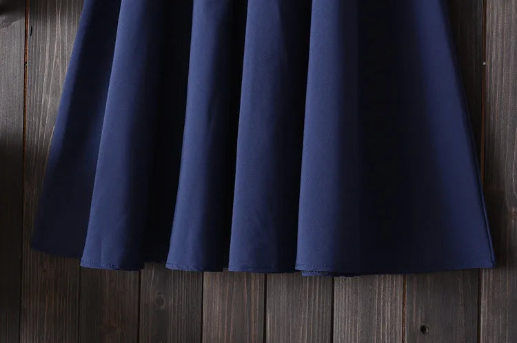 Gonna estiva midi al ginocchio da donna con cintura Gonna da scuola a pieghe a vita alta da donna coreana alla moda femminile