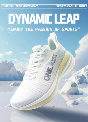 ONEMIX Scarpe da corsa per uomo Cuscino Scarpe da ginnastica per coppia atletica Scarpe sportive estive per esterni Scarpe da jogging da donna Scarpe da ginnastica da passeggio PlatiNum