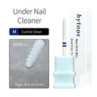 HYTOOS 2mm Under Nail Cleaner Composite Ceramic Nail Drill Bits High Hardness White Pro E-file Bit for Cuticle Clean Gel Removal