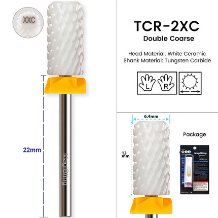Pink Ceramic Carbide Nail Drill Bits Milling Cutter For Gel Polish Remover Electric Nail Machine Polishing Peeling File Home Salon Manicure Pedicure Accessories