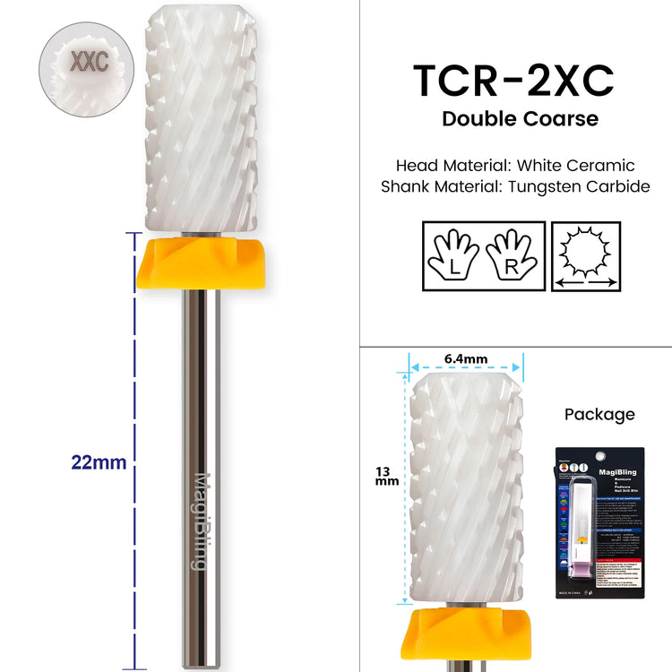 Pink Ceramic Carbide Nail Drill Bits Milling Cutter For Gel Polish Remover Electric Nail Machine Polishing Peeling File Home Salon Manicure Pedicure Accessories