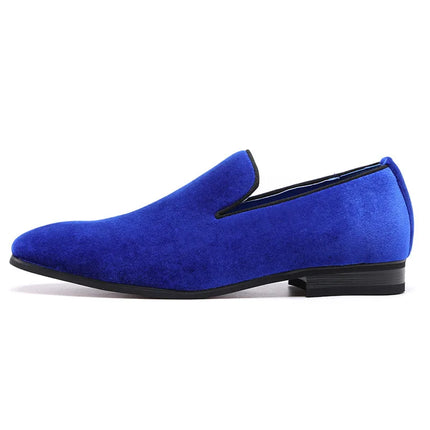 Nuove Scarpe Eleganti da Uomo in Pelle Nera, Blu e Rossa, Mocassini da Guida, Scarpe Formali da Cerimonia e Matrimonio, Calzature da Cerimonia