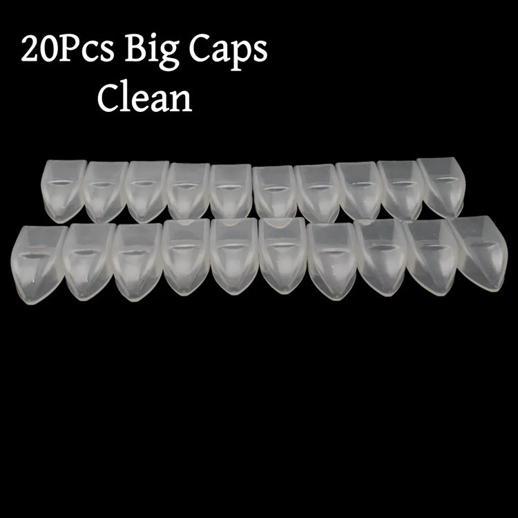 Transparent Plastic Cuticle Nipper Protective Cover Anti-Scratch Dustproof Storage Sleeve Nail Tool Tip Guard Cap