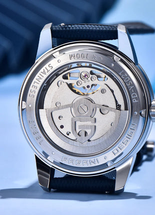 PAGANI DESIGN 41MM Orologio da uomo Orologio meccanico automatico di lusso Orologio da pilota impermeabile in acciaio inossidabile da 100 m PDYS021