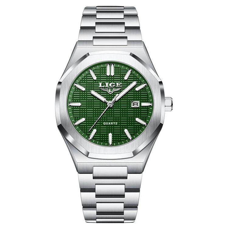 LIGE Orologio da donna elegante e lussuoso, orologio classico alla moda con data automatica, cinturino in acciaio inossidabile, orologi luminosi impermeabili per donna, regalo per signora platinumshop