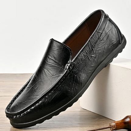 Scarpe Casual da Uomo in Pelle PU, Nuovi Arrivi, Mocassini Leggeri e Comodi, Scarpe da Guida e da Cerimonia, Slip-On
