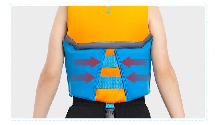 Gilet da bagno per bambini, giubbotto di galleggiamento per ragazzi e ragazze, costume da bagno galleggiante galleggiante, aiuto per il nuoto di galleggiamento per bambini 50N