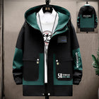 Autumn new style Fashion Trend Hooded Jacket spring Men's Casual Comfort Fleece High Quality Coat male full size M-4XL
