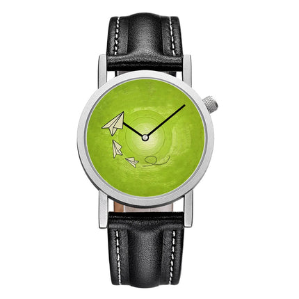 FEB 30TH Walking Men Design orologio Unisex da uomo dal Design creativo 3ATM cinturino in acciaio inossidabile resistente all'acqua platinumshop