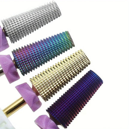 5‑In‑1 2XF Tungsten Carbide Nail Drill Bit High Hardness Multifunctional Drill Bits For Gel Polish Removal Manicure Pedicure Nail Art Grinding Tools 2028