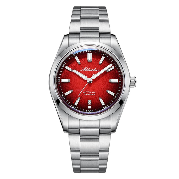 ADDIESDIVE Luxury Men's Automatic Watch BGW9 Super Luminous Bubble Mirror Glass 100m Waterproof Analog Men Steel Watches AD2531