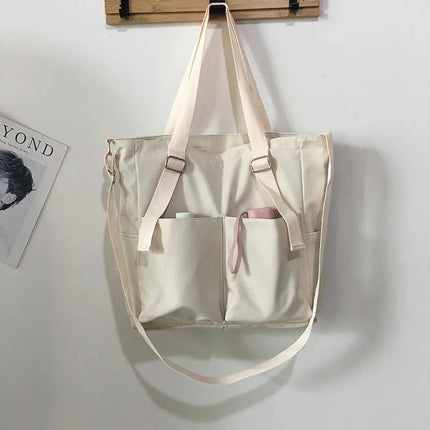 Waterproof Oxford Large Capacity Women Handbag Shoulder Bag Female Crossbody Bags for Women Casual Tote Bag PlatiNum