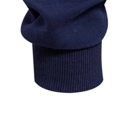 2025 Spring Autumn Polo Neck Sweatshirts for Men Fashion Smart Casual Cotton Mens Hoodies Sweatshirts High-Quality Pullover Tops