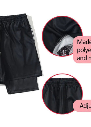 Anime Jujutsu Kaisen Set di compressione Tuta da fitness per uomo Camicia di compressione 3D ad asciugatura rapida + Pantaloncini da palestra Corsa Allenamento Abbigliamento sportivo platinumshop