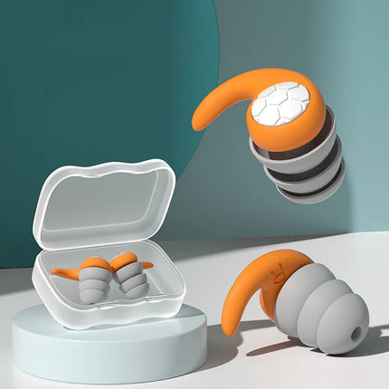 Tappi per le orecchie in Silicone tappi per le orecchie da nuoto impermeabili protezione per le orecchie con riduzione del rumore per le immersioni durante il sonno tappi per le orecchie in Gel di silice Nano morbido