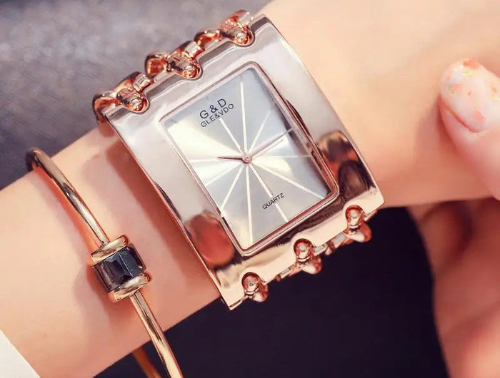 Orologio da donna di marca di lusso Abito con strass Orologi da polso da donna Eleganti orologi femminili in oro per le donne Montre Femme 2025 platinumshop