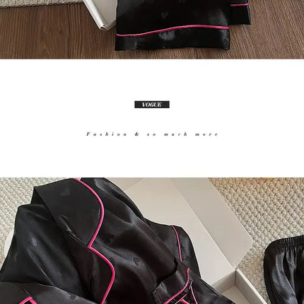 Pigiama floreale da donna della nuova estate Ragazze Estate Piccoli pantaloni freschi a maniche corte Abito da casa in raso di seta ghiacciata Foto reali platinumshop