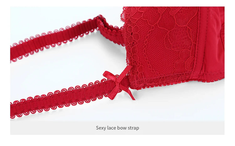 Sexy Women Simple Bra Women's Push Up 2cm Lace Bras for Women Plus Size Bra Lingerie Sponge Breast Bra Ladies Underwear