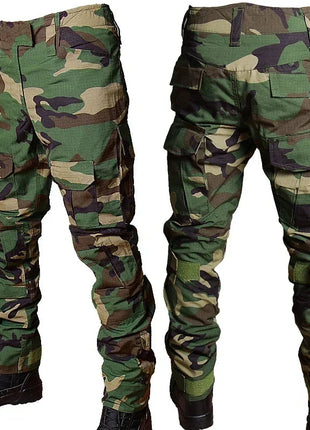 Woodland Tactical Unifirm Mens Sets Outdoor Hunting Training Suits Combat Shirts Ripstop Pants Workwear Clothes Wear-resisting PlatiNum