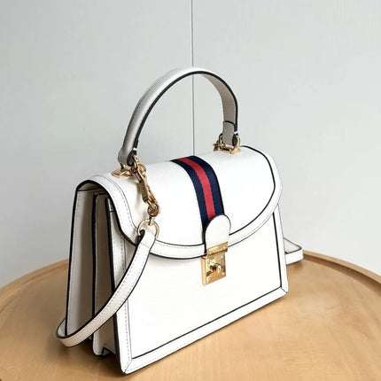 Borsa a tracolla da donna in similpelle liscia, essenziale per tutti i giorni, con tracolla regolabile, versatile e alla moda, perfetta per l'uso quotidiano all'aperto.